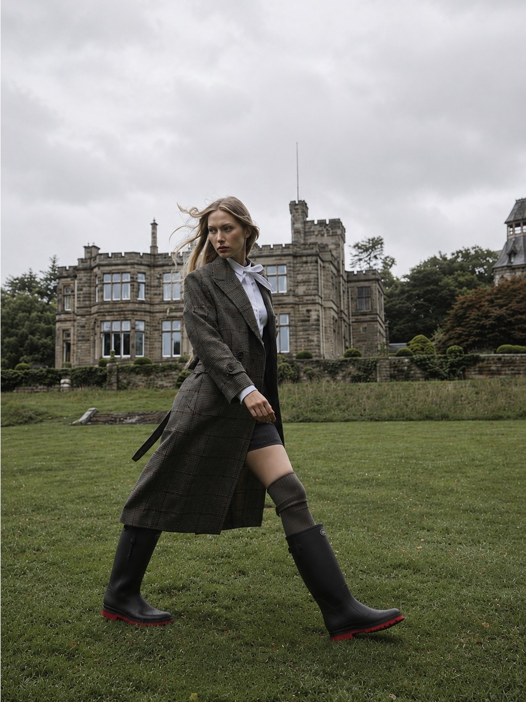 Le Chameau Black Tall Rain Boots